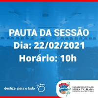 Confira a pauta da 4ª sessão ordinária da Câmara