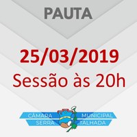 CONFIRA A PAUTA PARA A SESSÃO DA PRÓXIMA SEGUNDA-FEIRA, 25