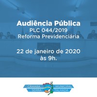 CONVITE DE AUDIÊNCIA PÚBLICA