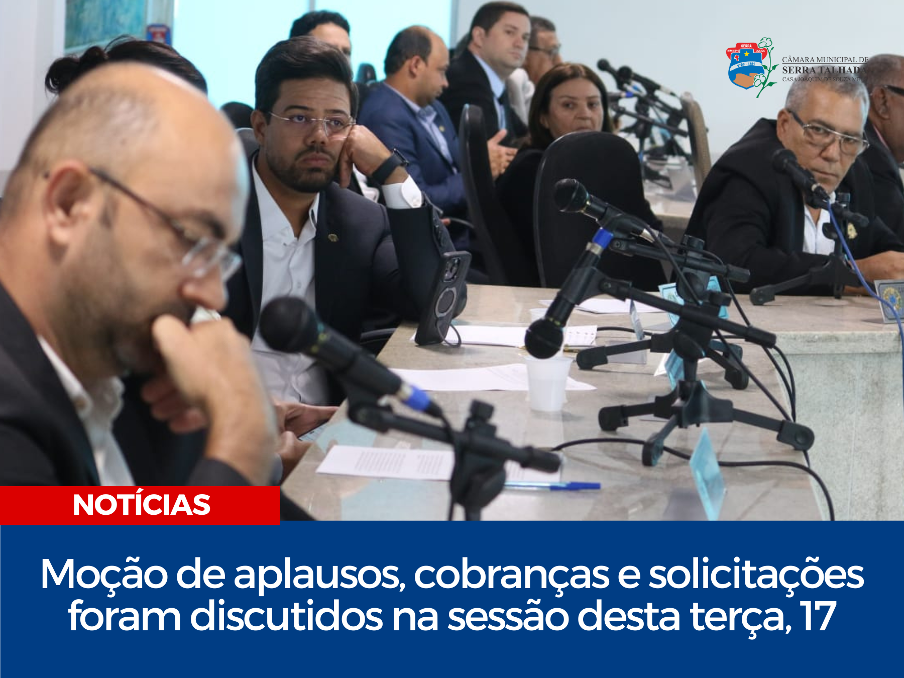 Moção de aplausos, cobranças e solicitações foram discutidos na sessão desta terça, 17