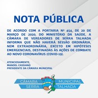 NOTA PÚBLICA