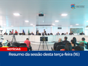 Resumo da sessão desta terça-feira (16)