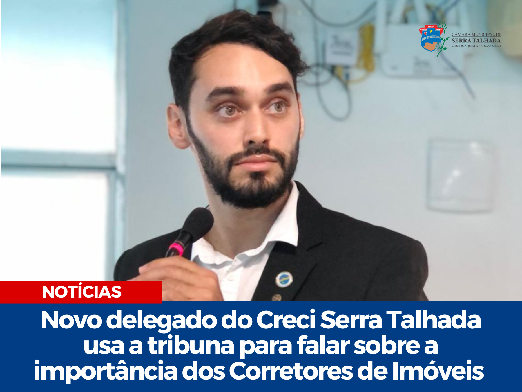 Novo delegado do Creci Serra Talhada usa a tribuna para falar sobre a importância dos Corretores de Imóveis