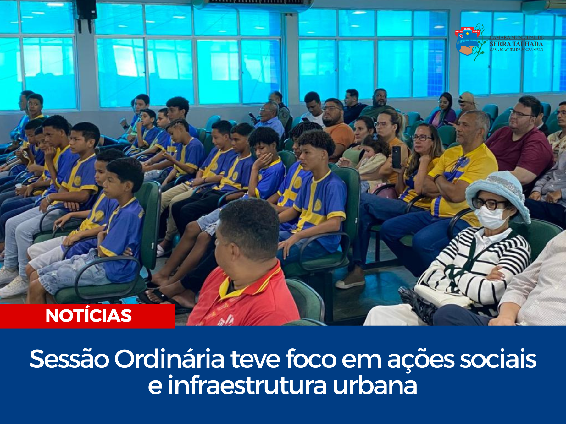 Sessão Ordinária tem foco em ações sociais e infraestrutura urbana