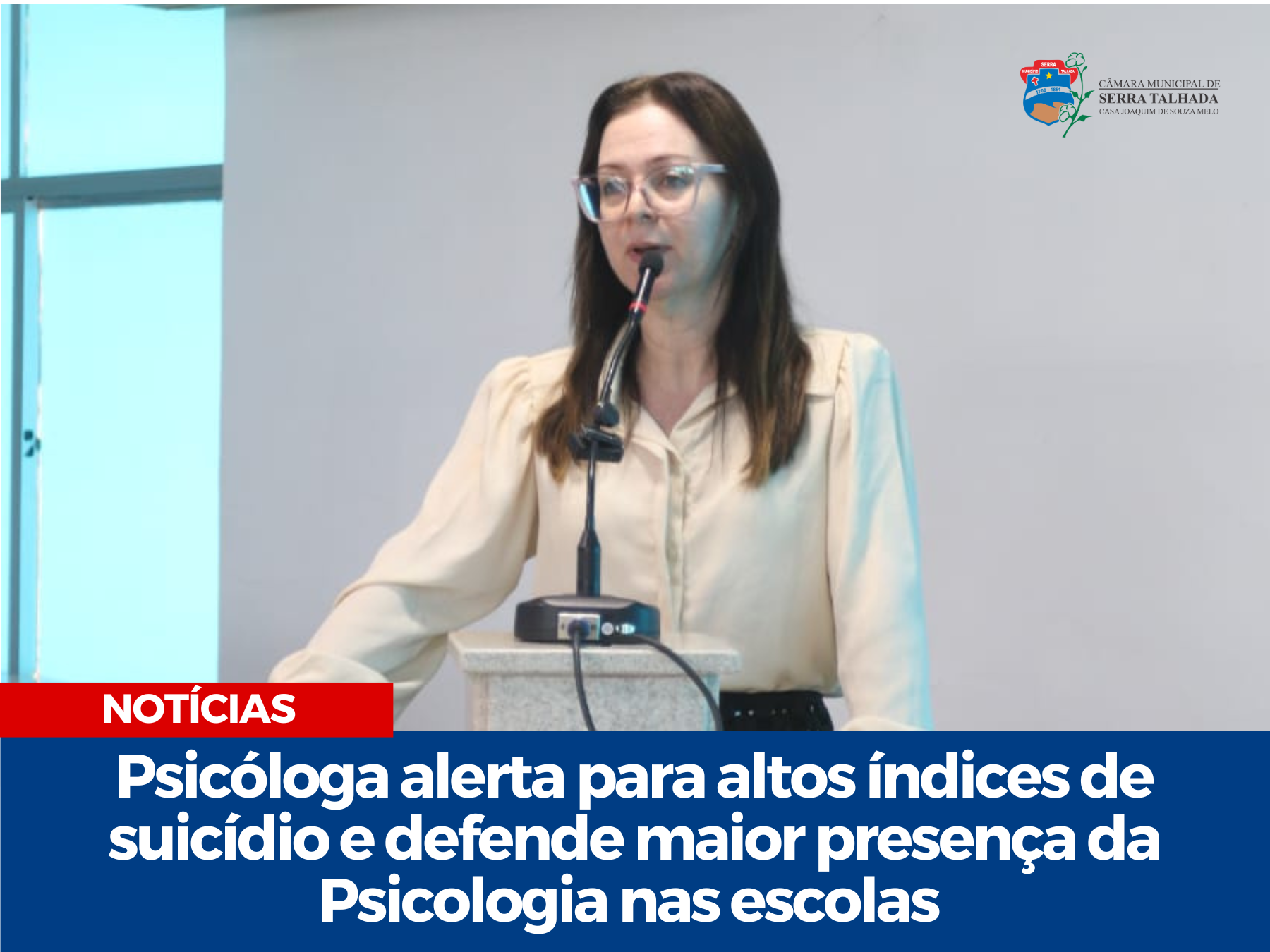 Psicóloga alerta para altos índices de suicídio e defende maior presença da Psicologia nas escolas