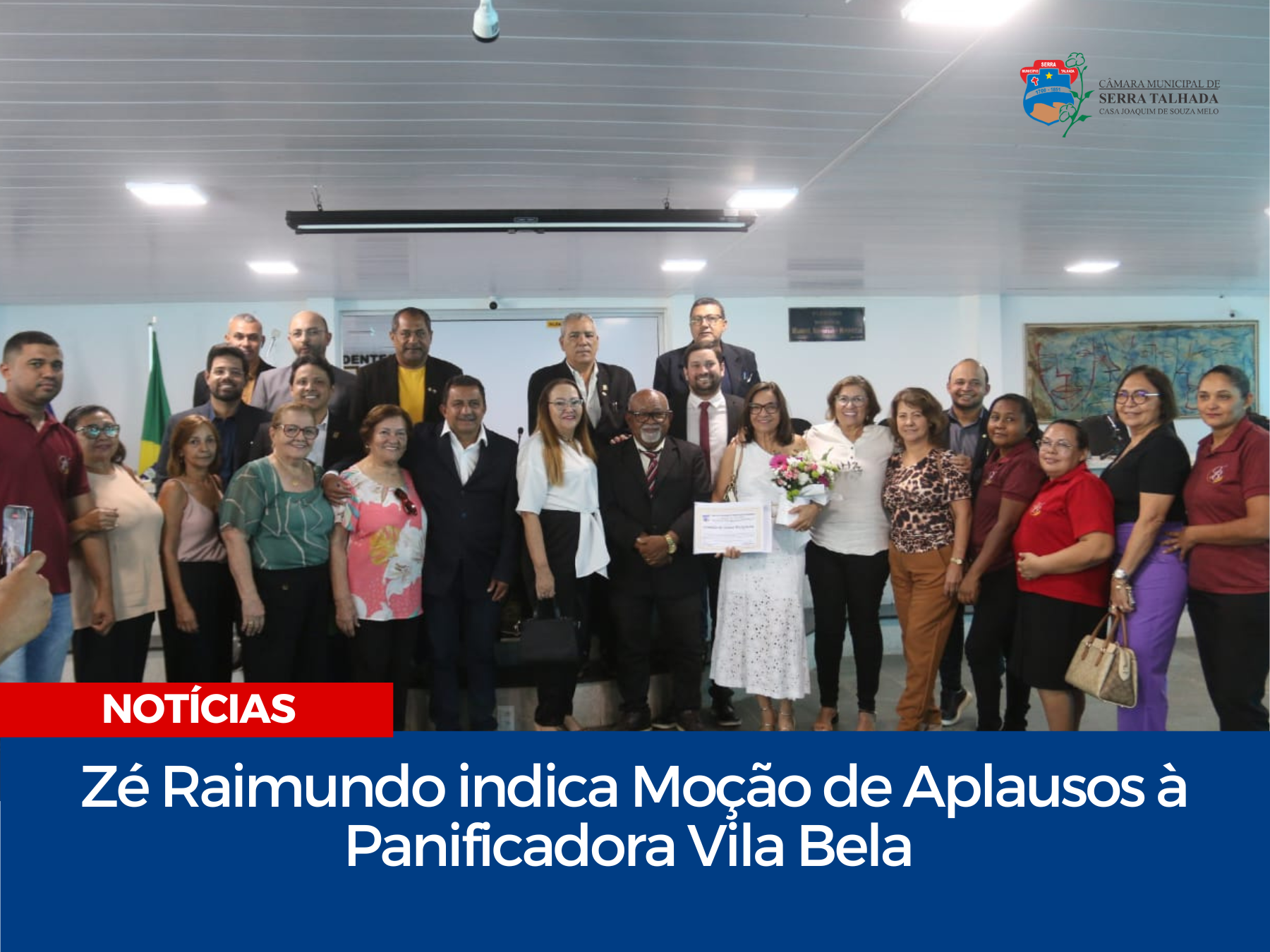 Zé Raimundo indica Moção de Aplausos à Panificadora Vila Bela